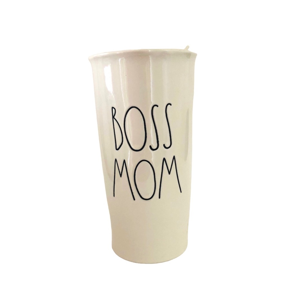 Rae Dunn “BOSS MOM “ Ceramic Mug